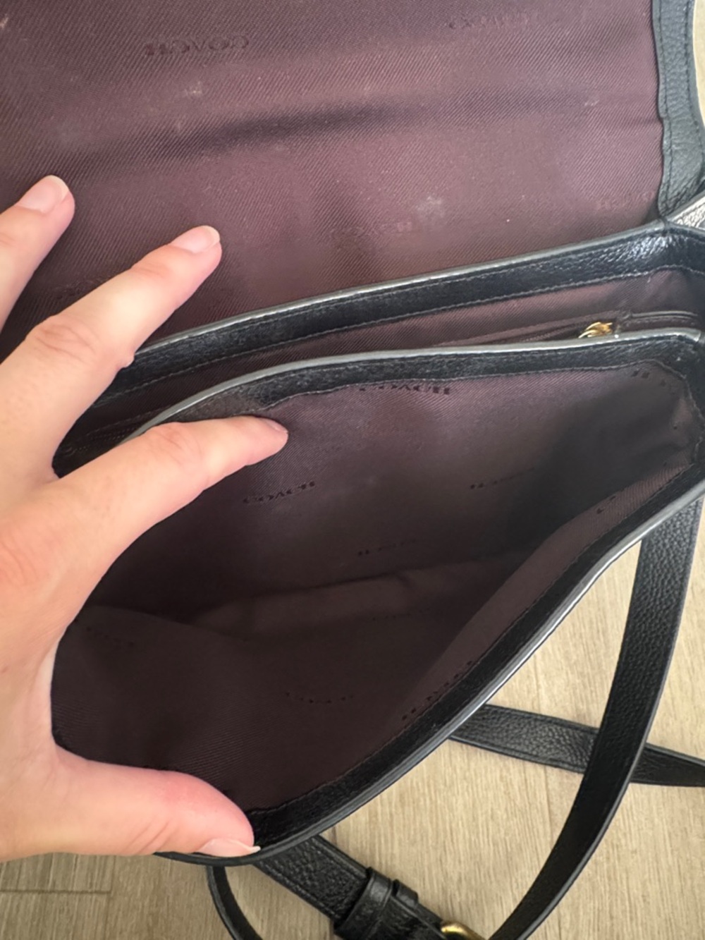 Coach Cassie Crossbody black leather - Picture 11 of 14